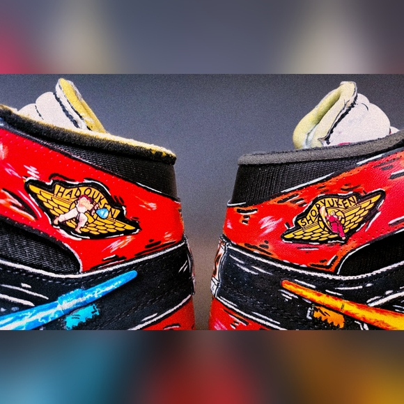 Custom Off white jordan 1 - Picture 3 of 6